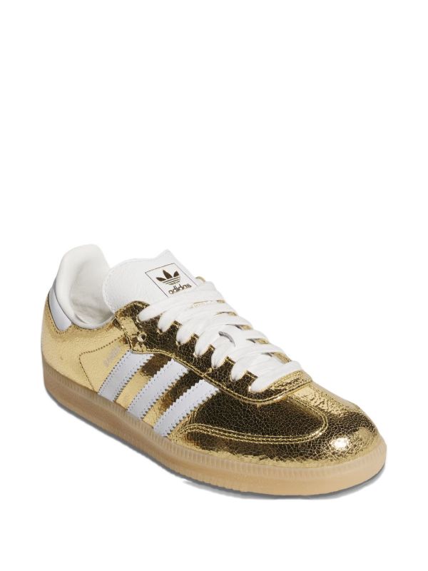 Adidas OG samba metallic gold