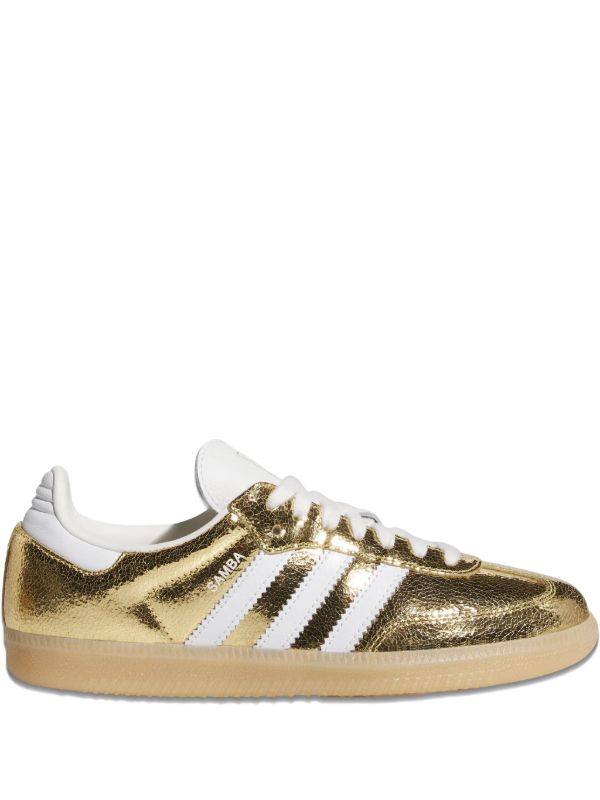 Adidas OG samba metallic gold