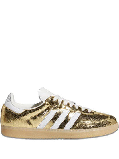 Adidas OG samba metallic gold