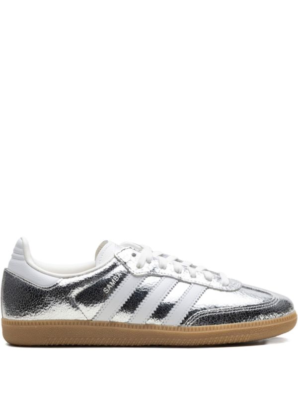 Adidas OG samba metallic silver